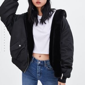 Zara Reversible Bomber Jacket